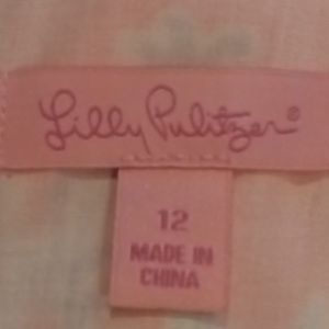 FINAL PRICE NWOT Lilly Pulitzer multi-colored foliage print dress  tie-up hem 12